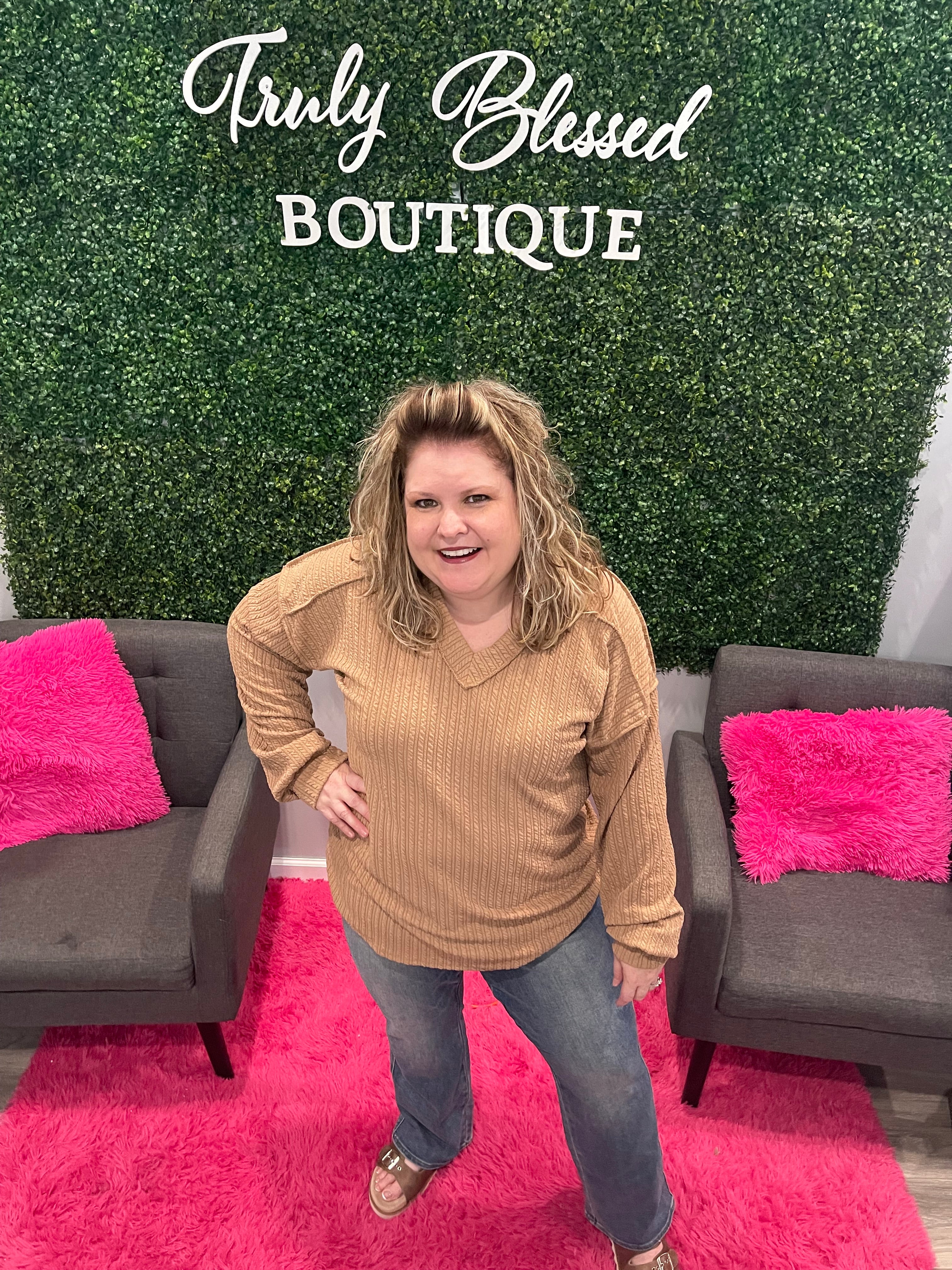 Heimish Khaki pullover