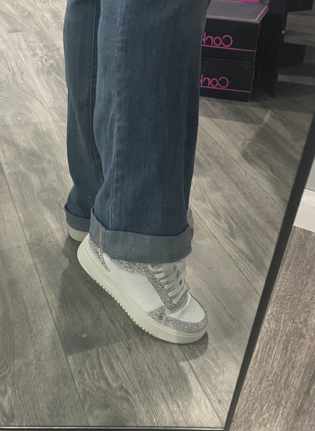 Pre Game Rhinestone Sneaker Corkys